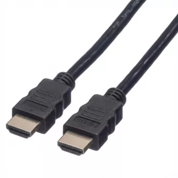 ROLINE High Speed - HDMI Ethernet-kaapeli - HDMI (M) - HDMI (M) - 1 m - suojattu - musta (11.04.5591)