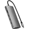 Satechi USB-C-moniporttisovitin 8K Ethernetillä V3 space grey (ST-P8KEM)