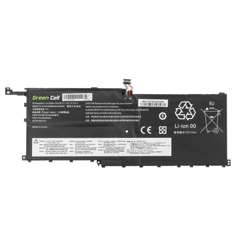 Akku Green Cell LE130 Lenovo ThinkPad X1 Carbon 4th Gen