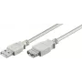 MicroConnect - USB-jatkokaapeli - USB (M) – USB (W) - 5 m