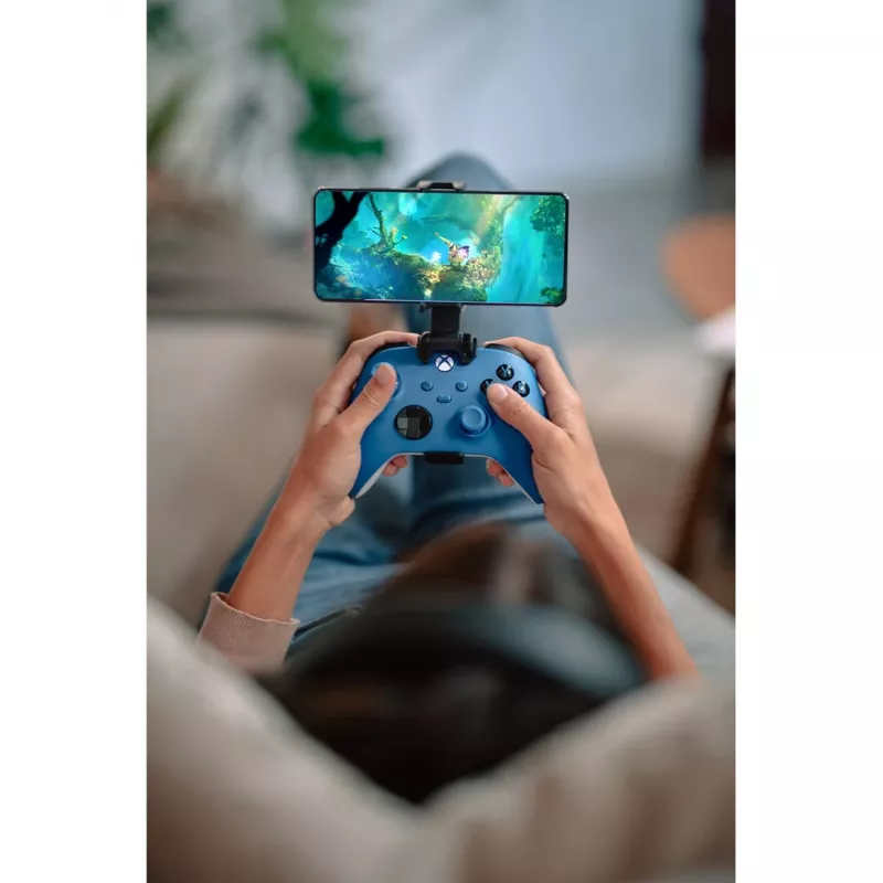Microsoft Xbox Wireless Controller sininen, valkoinen Bluetooth/USB Gamepad Analog/Digital Android, PC, Xbox One, Xbox One S, Xbox One X, Xbox Series S, Xbox Series X, iOS