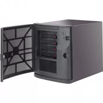 Tietokonekotelo Supermicro CSE-721TQ-350B2 Mini Tower musta