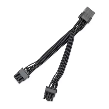 Vedenjakaja EK Water Blocks EK-Loop OmniLink 2-Way 100mm — 2-tie nestjäähdytysjakaja, 100 mm väli