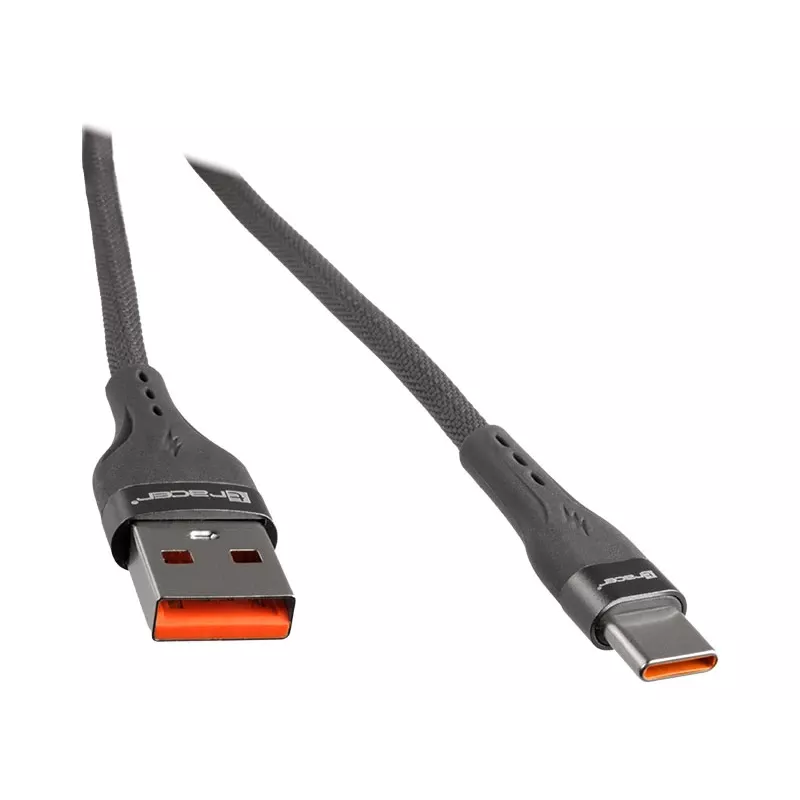 Tracer 47487 USB A - Type-C M/M 1m kaapeli harmaa