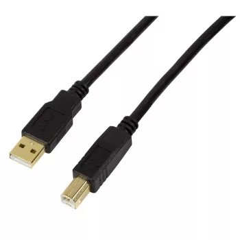 USB-kaapeli LogiLink UA0264 USB 2.0 10 m USB A USB B musta