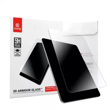 Karkaistu 3D Armour Glass -näytönsuoja Crong Apple iPad Pro 11 (5. sukupolvi, 2024) -laitteeseen