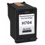Superbulk HP 704 CN692 -mustekasetti musta, 150 ml, mustesuihkuvaraosa HP 704:lle