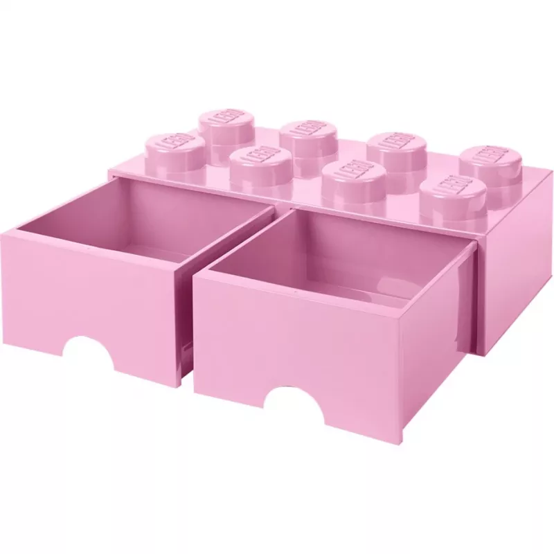 LEGO Brick Drawer 8 pinkki, säilytyslaatikko pinkki