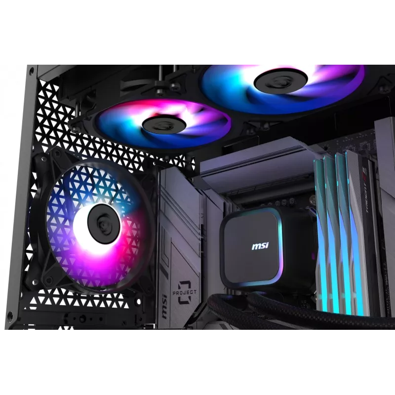 MSI MAG Coreliquid A13 360 emolevy, prosessori all-in-one-nestekühler 12 cm musta 1 kpl