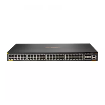 HPE - Aruba Series - kytkin - 6200F 48G Class4 PoE 4SFP+ 370W L3 - hallittava - 48 x 10/100/1000 (PoE+) + 4 x 1 Gigabit / 10 Gigabit SFP+ - räkkiin asennettava - PoE+ (370 W) - AC 100 -