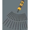 Wera 05018110001 Kraftform Kompakt 900 Set 1 ruuvimeisselisarja iskuruuvimeisselillä ja kärjillä, 19 kpl, 1/4", musta/keltainen