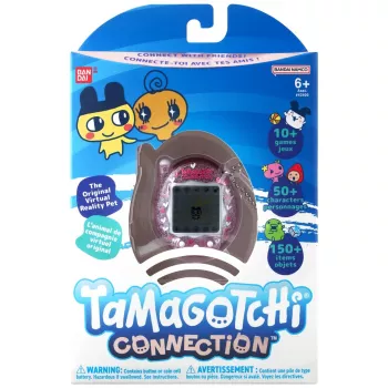 Digitaalinen käsikäyttöinen lemmikki Bandai Tamagotchi Connection pinkki glitter — virtuaalinen lemmikkilelu