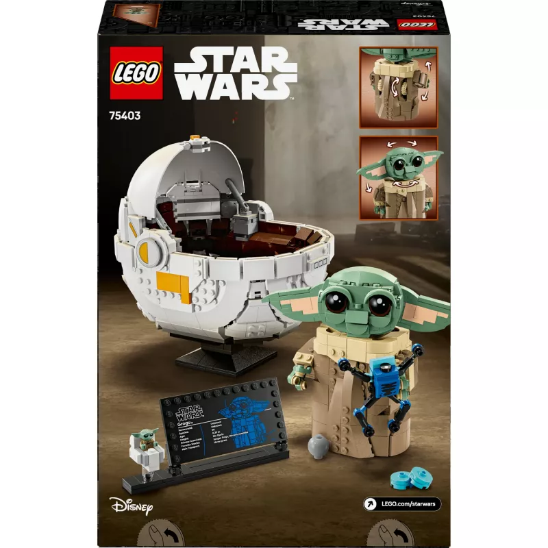 LEGO STAR WARS 75403 Grogu ja leijuvat lastenvaunut