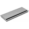 Bachmann CONI COVER Long 338.0080 upotettava liitäntäkansi, teräs, hopeanharmaa