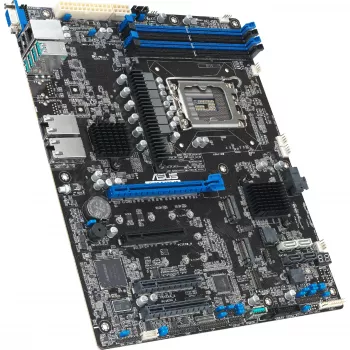 Palvelimen emolevy ASUS P13R-E/10G-2T LGA 1700 ATX, Intel-piirisarja, DDR5 ECC UDIMM, 4x DIMM, 2x 10Gb RJ-45, 8x SATA III, 2x M.2