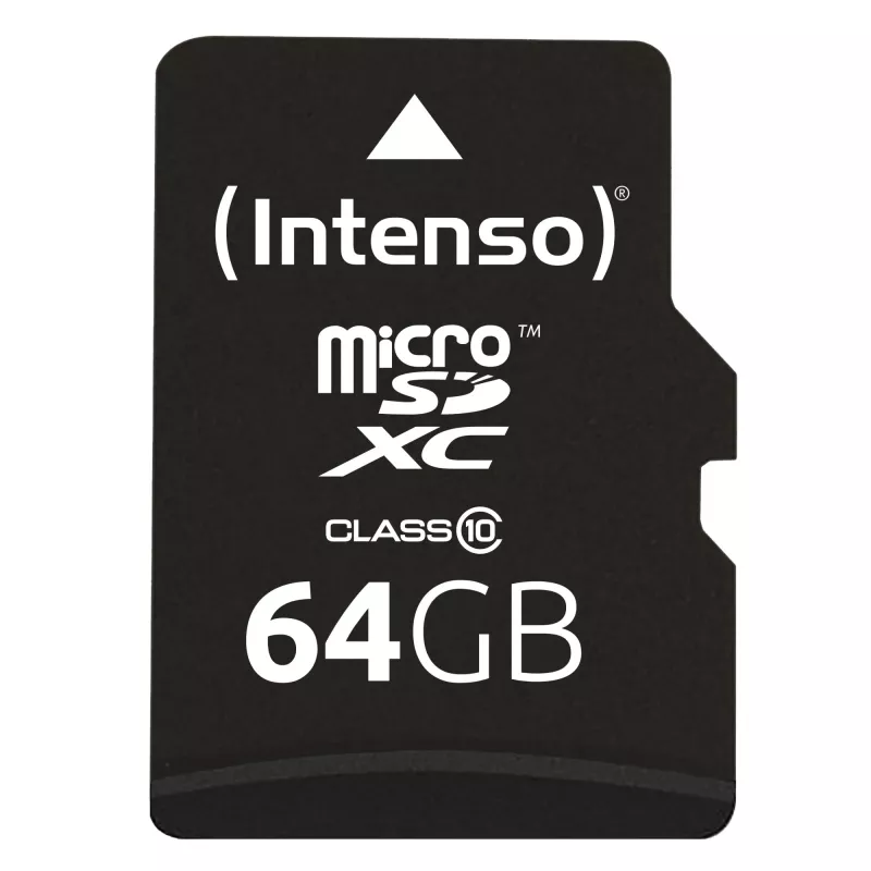 MicroSD-kortti Intenso 64GB MicroSDXC Class 10