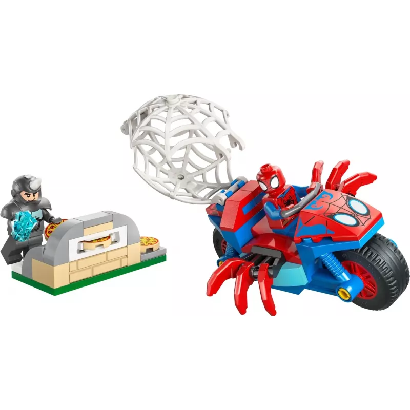 LEGO MARVEL 11206 Spidey moottoripyörällään Rhinoa vastaan