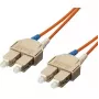 Equip SC/SC kuitu-patchkaapeli – OM1/OM2, 10 m, 62,5/125 µm