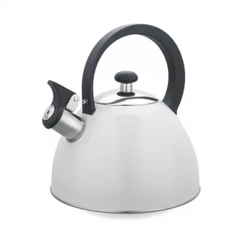 Maestro MR-1302-WG vedenkeitin 2,5 L, ruostumaton teräskotelo, valkoinen, taittuva äänitorvi