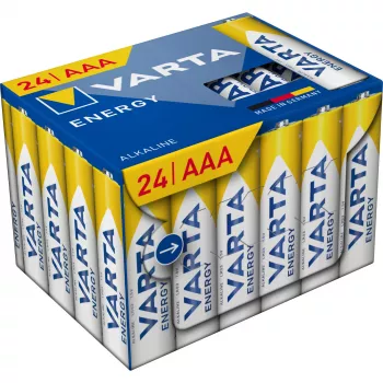 Alkaline Micro (AAA) -paristot Varta ENERGY Cube 24 kpl:n pakkaus (MPN 4103229234)