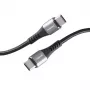 USB-C-kaapeli INTENSO 7901000 – 1,5 m, musta, USB-C-USB-C lataus- ja datakaapeli