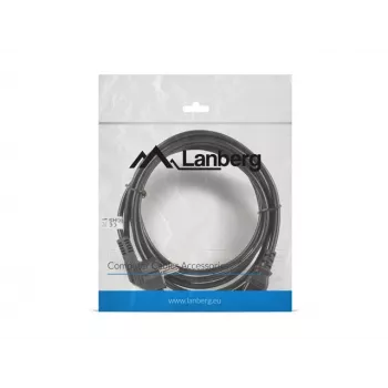 Lanberg CA-C13C-11CC-0030-BK virtakaapeli musta 3 m C13-liitin CEE7/7 (CA-C13C-11CC-0030-BK)