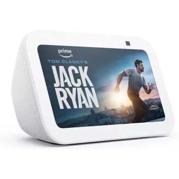 Älykäs näyttö Amazon Echo Show 5 (3. sukupolvi) – 5,5 tuuman (14 cm) näyttö, Alexa, MediaTek MT8169B, valkoinen