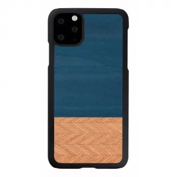 Puhelinkotelo man and wood iPhone 11 Pro Maxille — denim musta suojakotelo