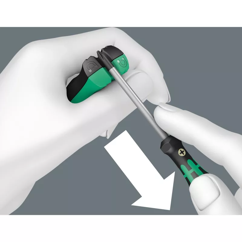 Ei-sähköinen magnetointi-/demagnetointilaite Wera 05033404001 musta vihreä