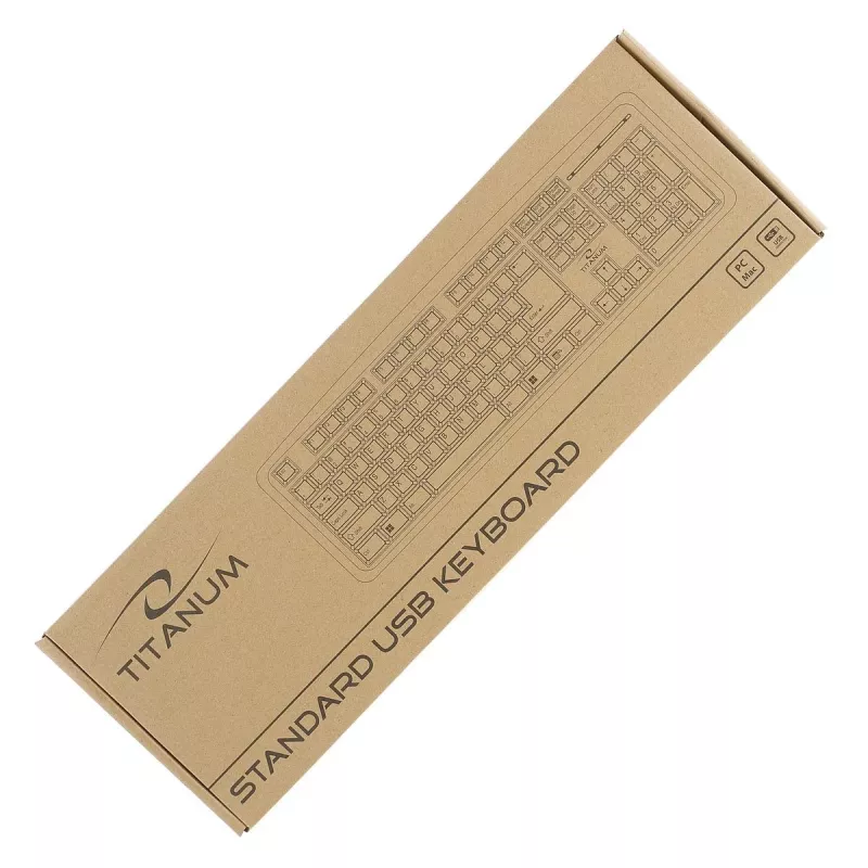 Titanum TK101 näppäimistö USB musta