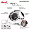 Flexi New Comfort 8 m musta, harmaa koiran flexi