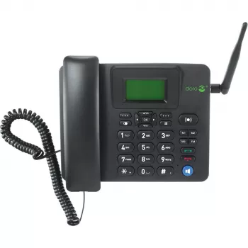 IP-puhelin Doro 4100H musta johdollinen käsiosa LCD 128x64 500 merkintää