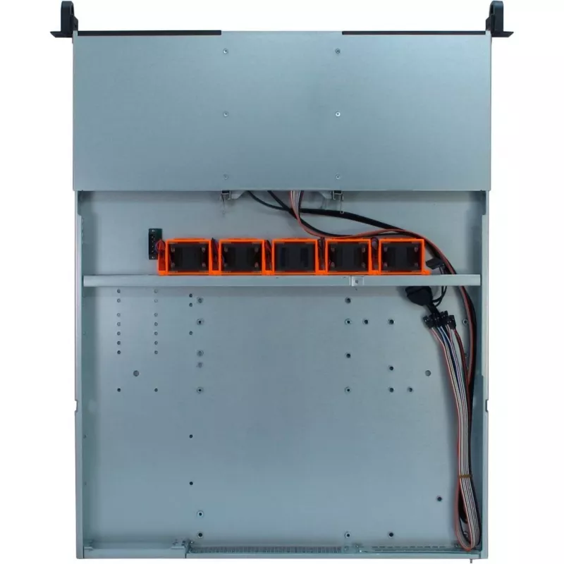 Inter-Tech IPC 1U-10255 rack musta