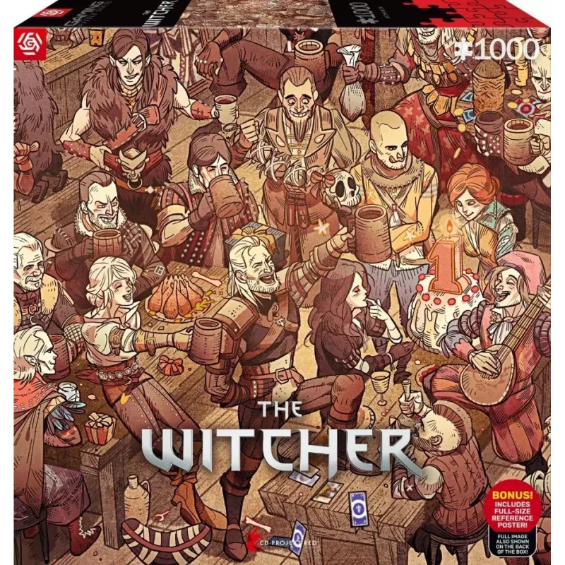Good Loot pelipalapeli: The Witcher (Wiedźmin) syntymäpäivä, 1000 palaa