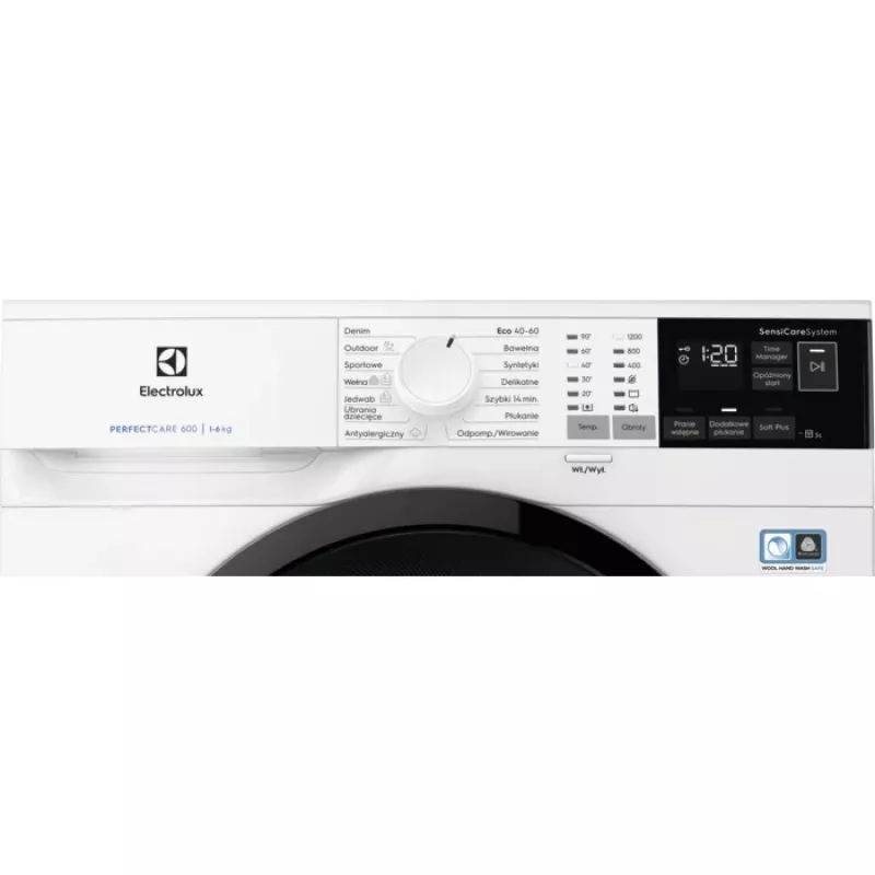 Pesukone Electrolux EW6SN426BP 6 kg, energiatehokkuusluokka D
