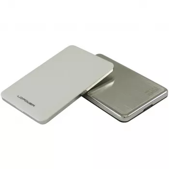 LC-Power LC-25U3-7W, vain kotelo 2.5, USB 3.0, valkoinen, SATA HDD/SSD (LC-25U3-7W)