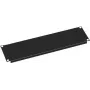 VALUE sokkopeite - musta RAL 9005 - 3U - 48,3 cm (19