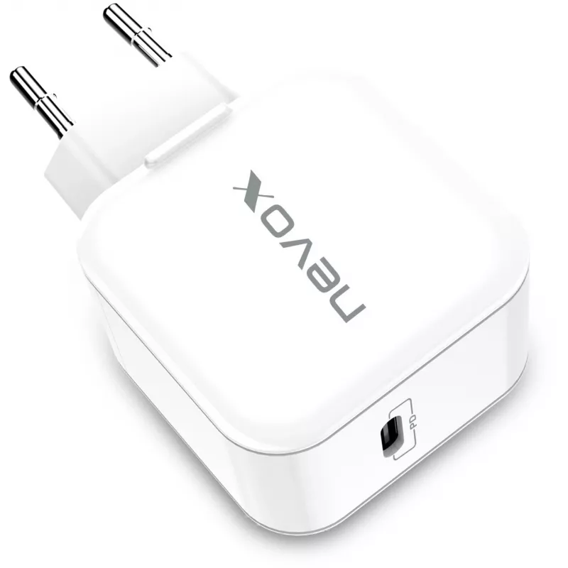 nevox 20W USB-C PD laturi valkoinen verkkovirtalaite