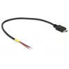 USB-kaapeli DeLOCK 85541 Micro-USB B 0,2 m, musta