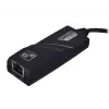 Akyga AK-AD-31 USB 3.0 - Gigabit Ethernet -adapteri, RJ45, 15 cm kaapeli, musta