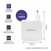 Qoltec GaN-laturi FAST 108W | 5-20V | 3-4.7A | USB C | valkoinen