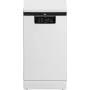 BEKO vapaasti seisova astianpesukone BDFS26120WQ, energiatehokkuusluokka E, leveys 45 cm, 6 ohjelmaa, invertterimoottori, kolmas laatikko, valkoinen