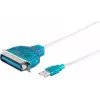 Rinnakkaistulostinkaapeli ShiverPeaks 75607 1,2 m USB-Centronics