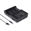 XTAR VC4 kotitalousakkujen USB-laturi