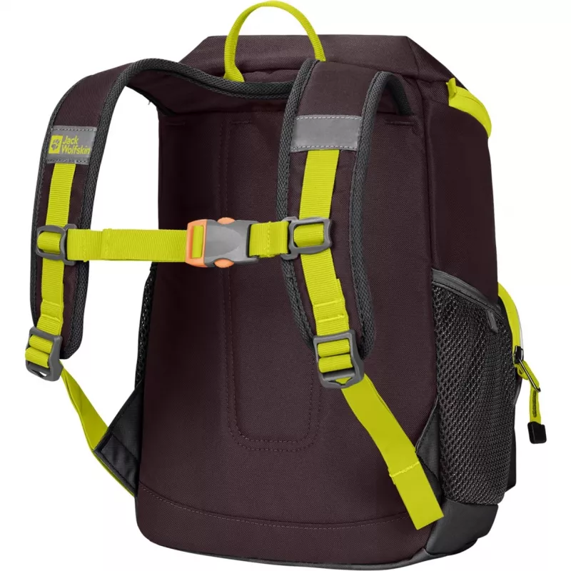 Jack Wolfskin Erlebnis Pack reppu – violetti/neonkeltaien, 11 L