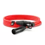 RØDE XLR3M-R audiokaapeli 3 m XLR punainen