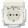 BUSCH JAEGER 20 EUK-212 - CEE 7/3 - 2P+E - beige - 250 V - 16 A - 71 mm
