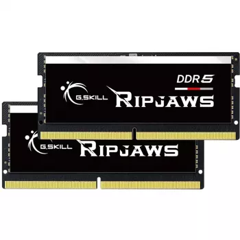 SO-DIMM 64 GB DDR5-4800 (2x 32 GB) Dual-kit, muisti musta, F5-4800S4039A32GX2-RS, Ripjaws