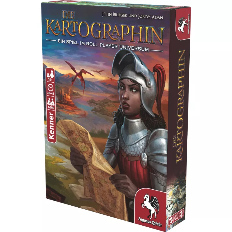 Pegasus Spiele Die Kartographin lautapeli