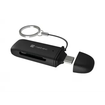 Kortinlukija NATEC SCARAB C SD/Micro SD USB 3.2 Gen 1 musta (NCZ-2365)